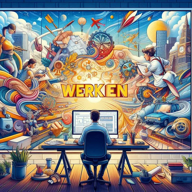 Εργάζομαι – Werken